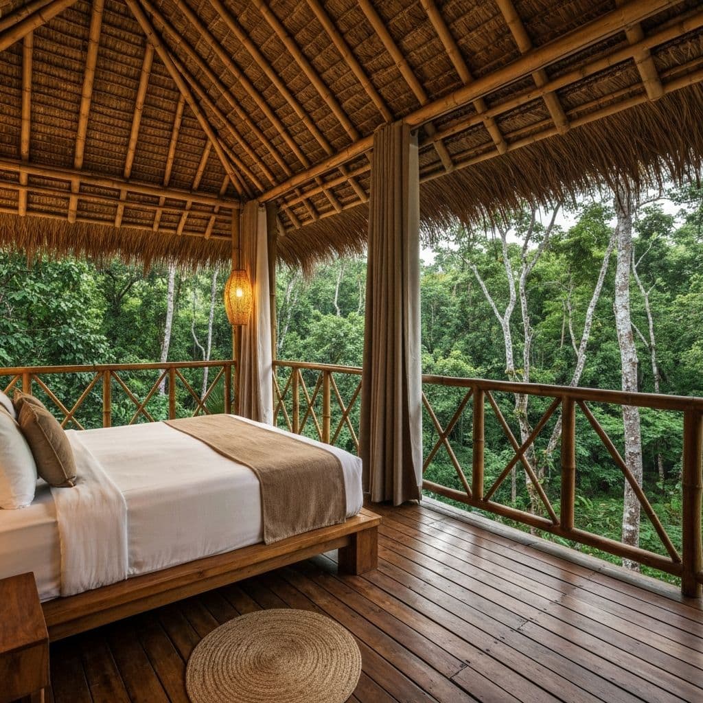 Bamboo room at Sea Hills Resort Havelock