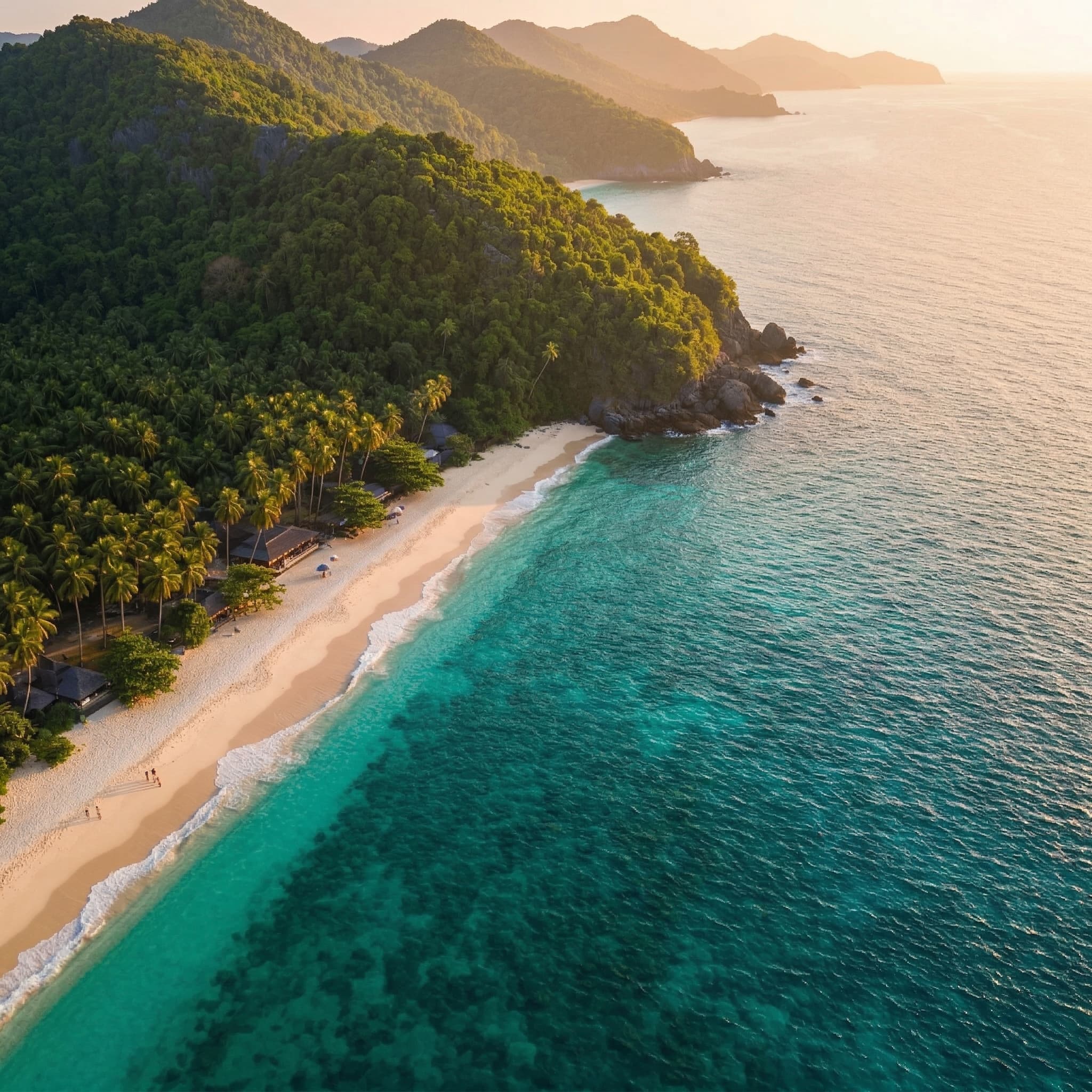 Andaman Islands aerial view